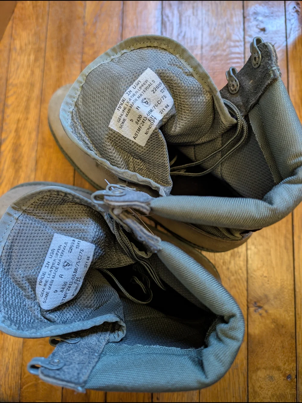 US-Made Tactical Boots with Olive Upper